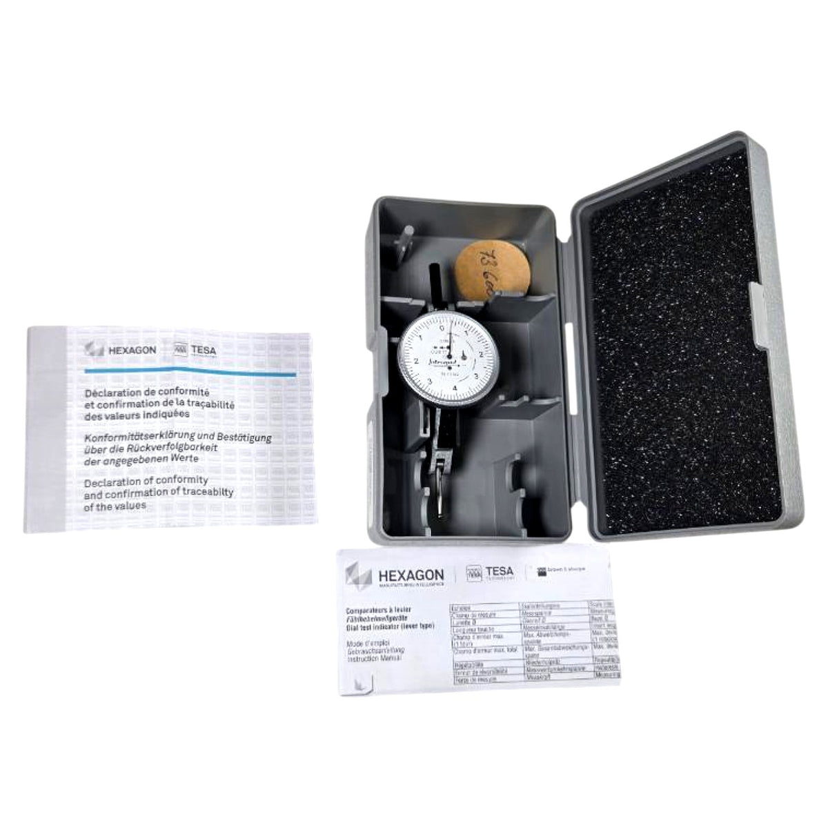 Interapid 74.111372 lever dial test indicator