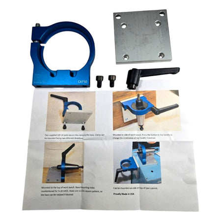 Interstate CAT50 tool holder holding fixture