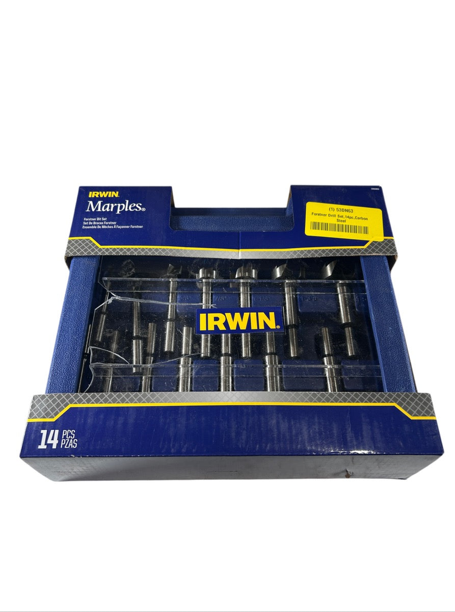 Irwin 1966893 Forstner drill bit set