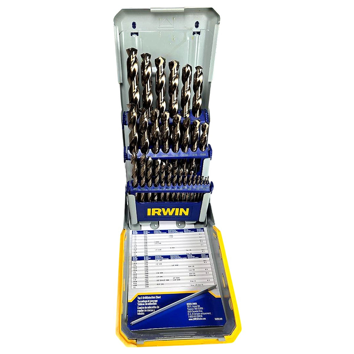 Irwin 3018002 cobalt drill bit set