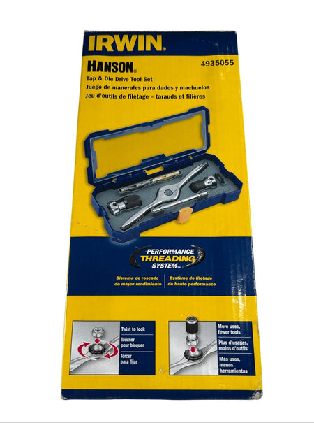 Irwin 4935055 tap and die drive tool set