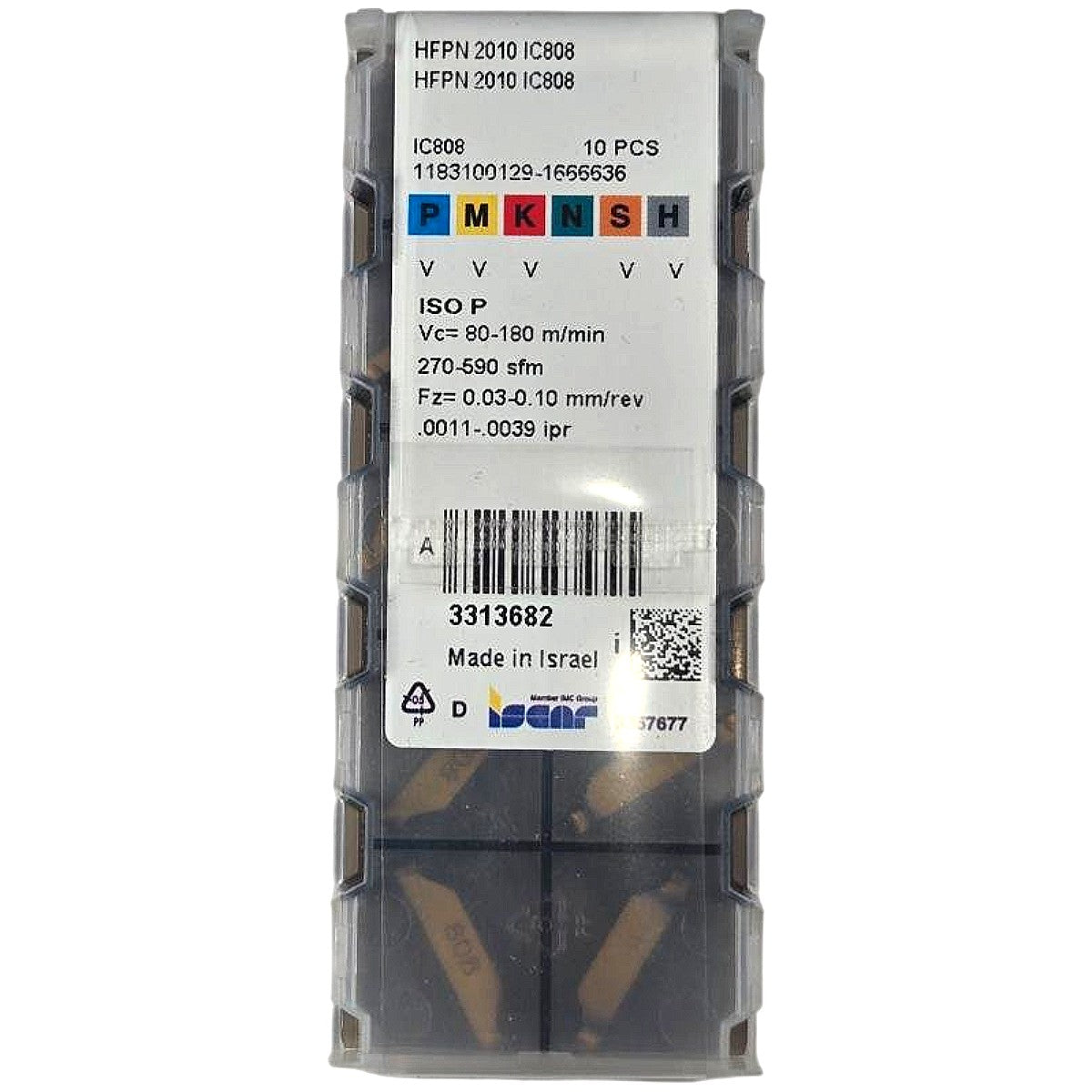Iscar 3313682 carbide grooving insert