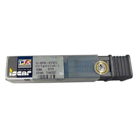 Iscar ECI-E5R750-1.87C75CF12 carbide corner radius end mill