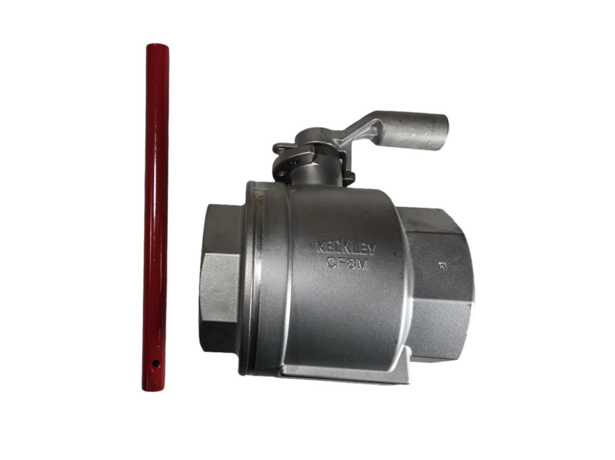 Keckley 4 BVS2THFSSRGSL-400 stainless steel ball valve