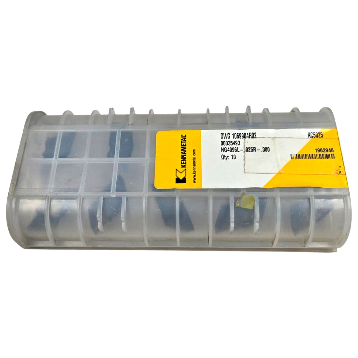 Kennametal 1962946 carbide grooving insert