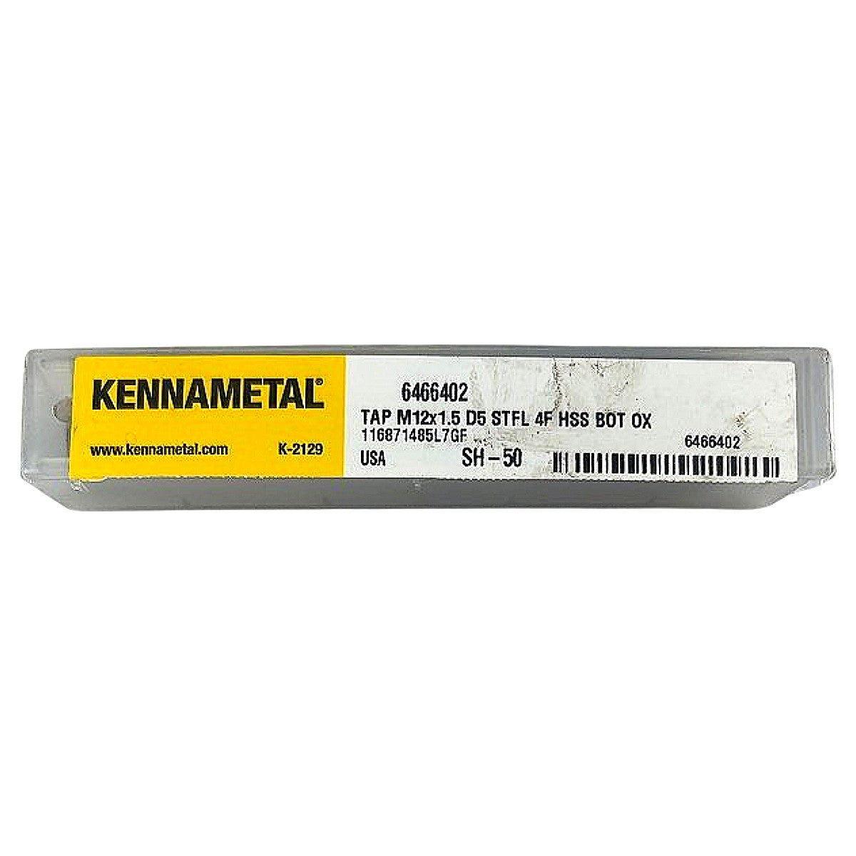 Kennametal 6466402 M12x1.5 D5 4-Flute HSS Hand Tap