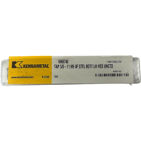 Kennametal 6469740 5/8-11 UNC H9 HSS Bottom Tap
