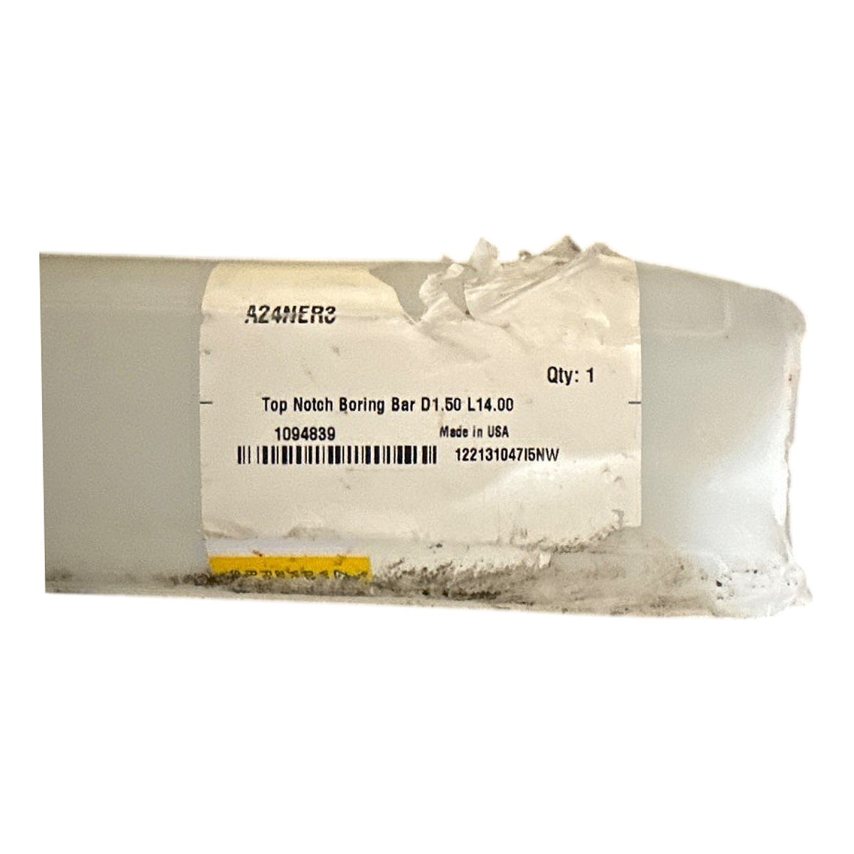 Kennametal A24NER3 indexable boring bar