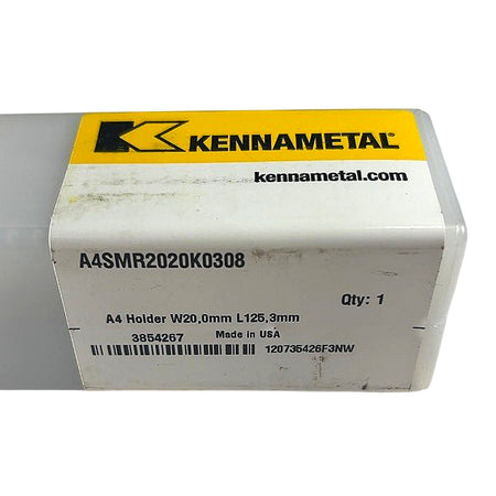 Kennametal A4SMR2020K0308 grooving toolholder