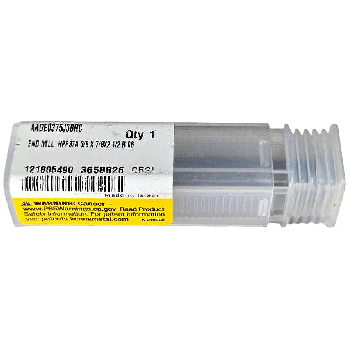 Kennametal AADE0375J3BRC carbide end mill