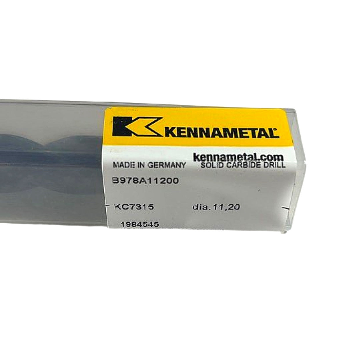 Kennametal B978A11200 solid carbide drill