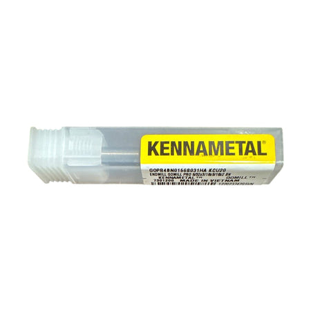 Kennametal GOPR4BN0156S031HA Carbide ball nose end mill