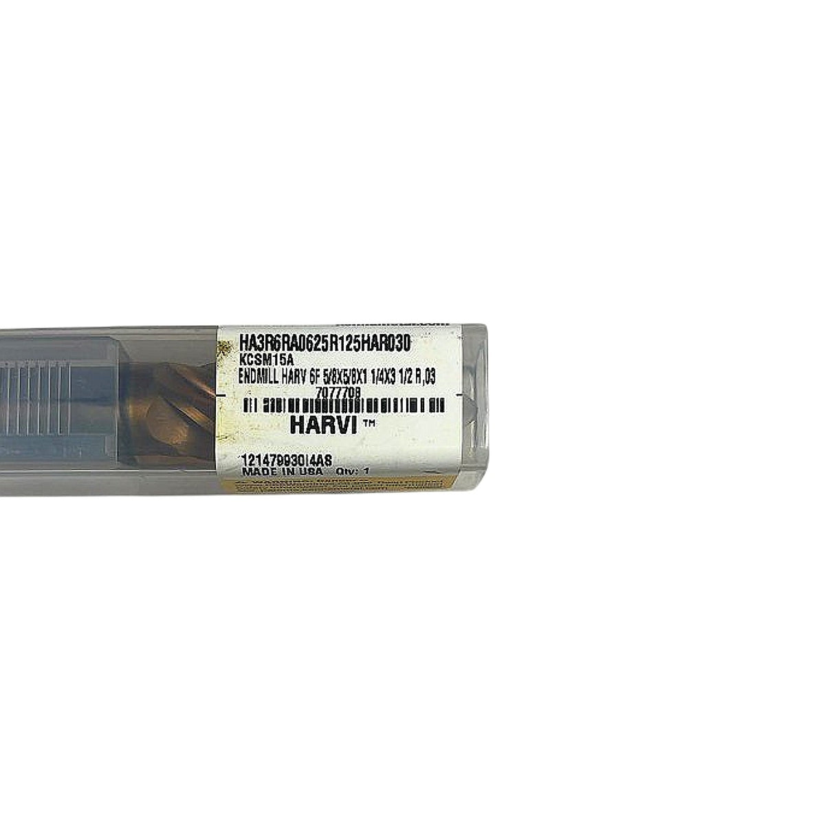 Kennametal HA3R6RA0625R125HAR030 solid carbide end mill
