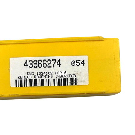 Kennametal KCP10 DWG 62029911 Kenloc carbide milling insert