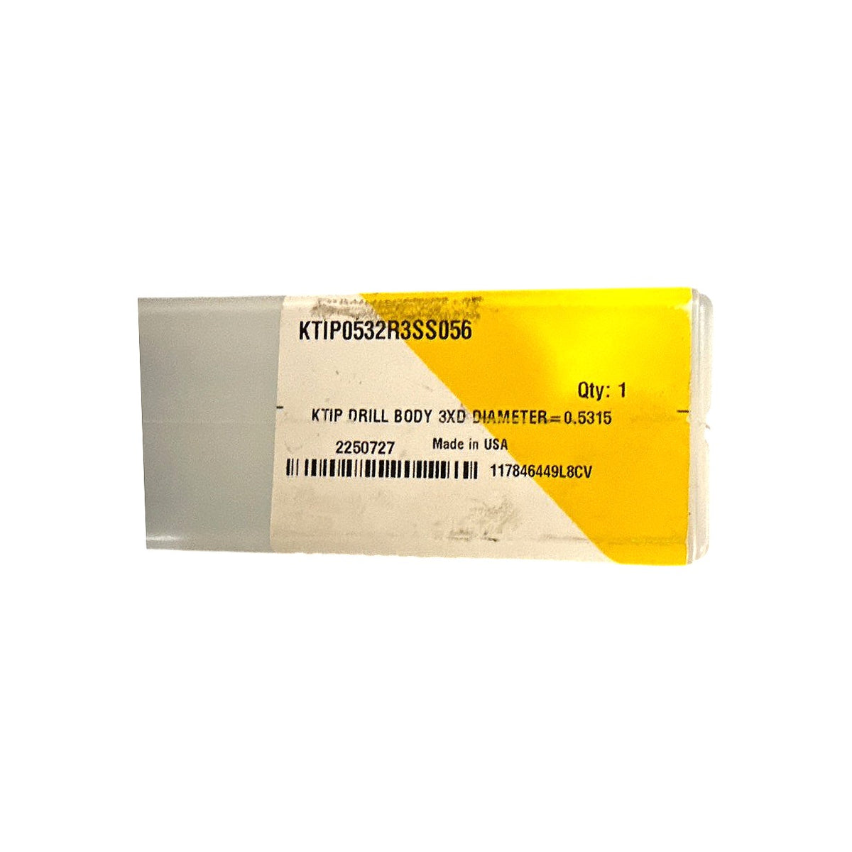 Kennametal KTIP0532R3SS056 indexable drill body