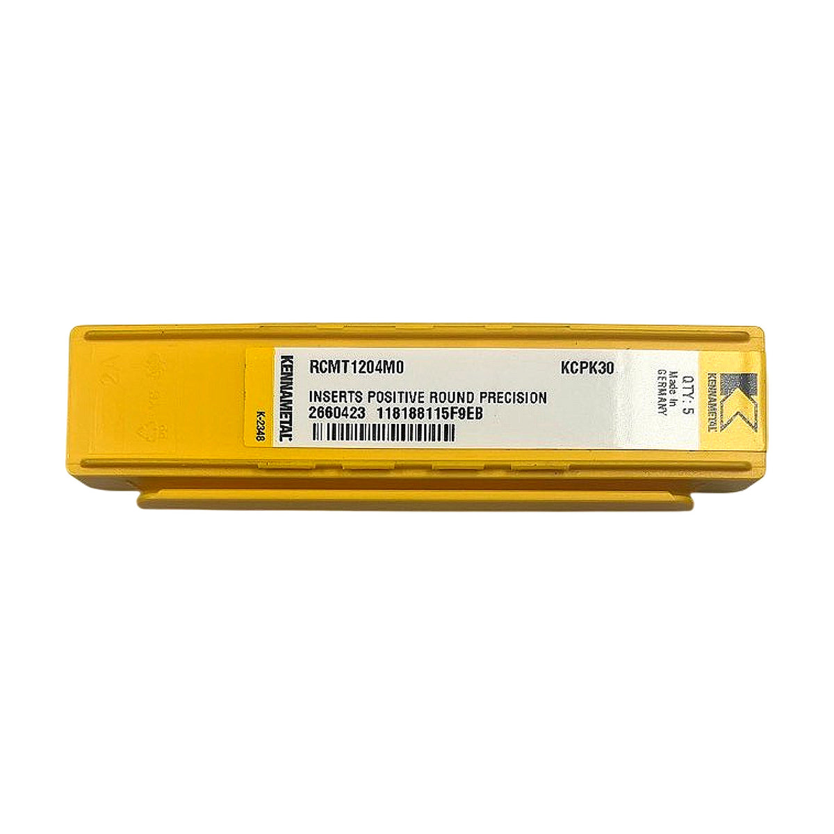 Kennametal RCMT1204M0 carbide milling insert