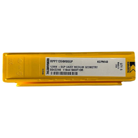 Kennametal RPPT1204M0SGP carbide milling insert