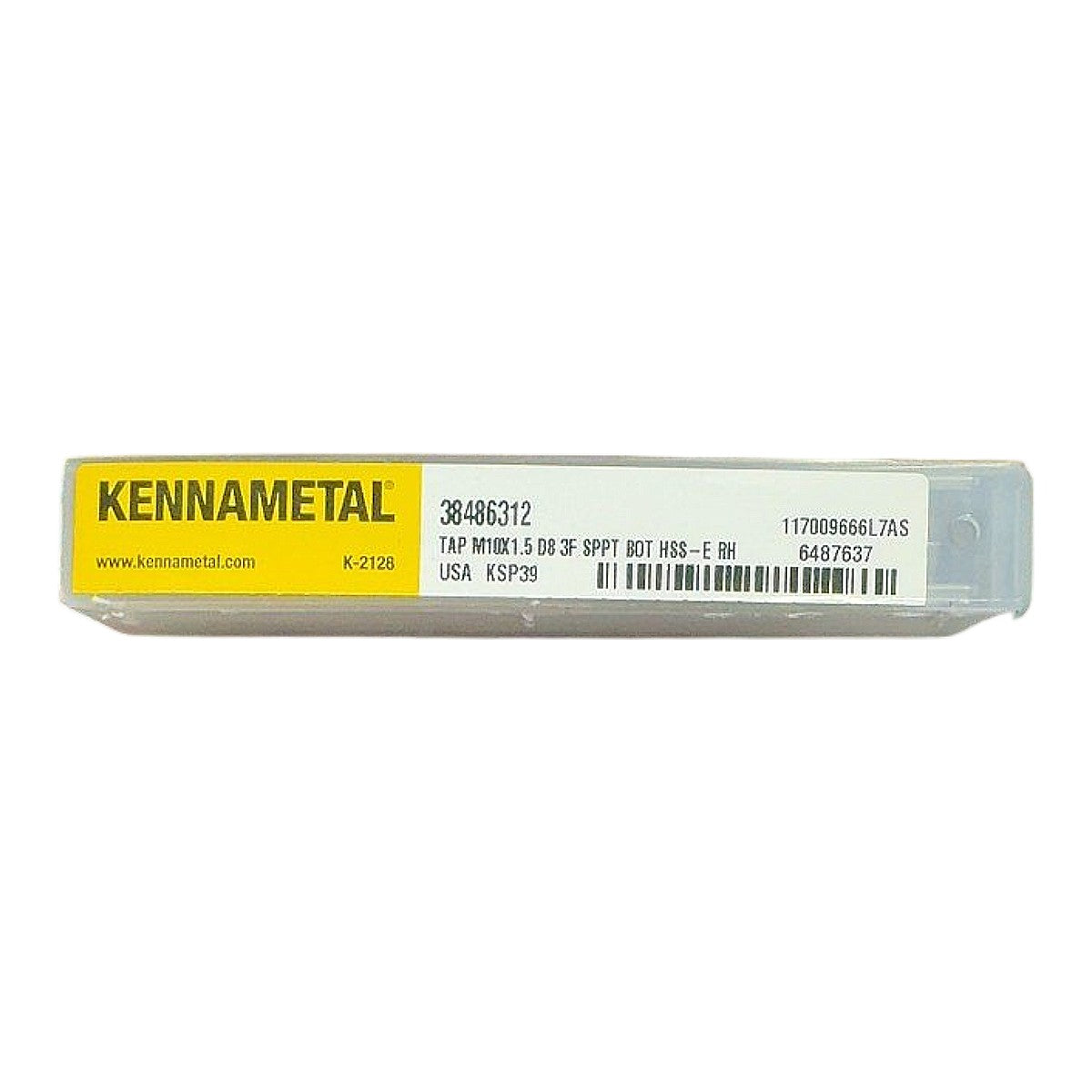 Kennmetal 38486312 Hand Threading Tap