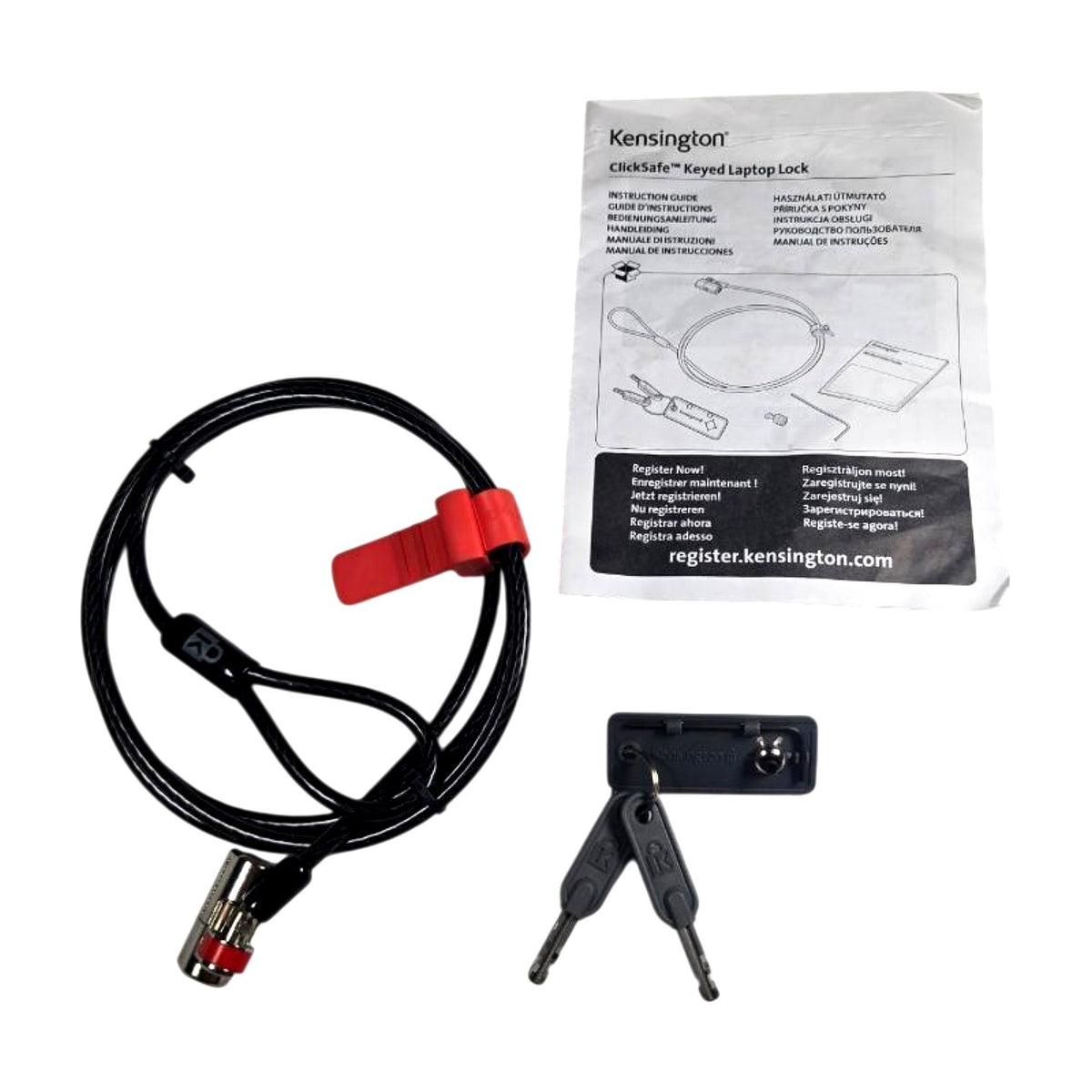 Kensington K64637WW keyed laptop cable lock