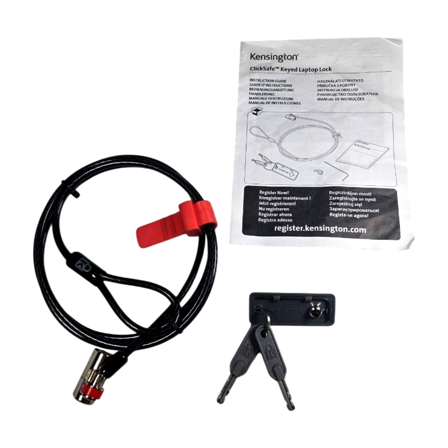 Kensington K64637WW keyed laptop cable lock
