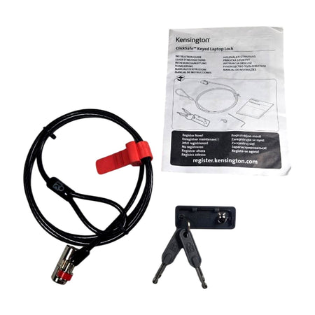 Kensington K64637WW keyed laptop cable lock