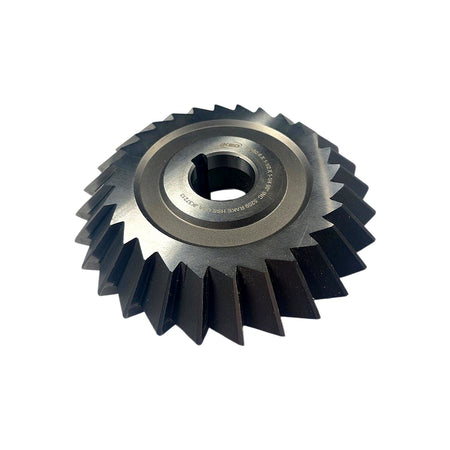 KEO 13380 6x1-1/2x1-1/4 90° HSS double angle milling cutter