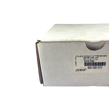 KEO 13380 6x1-1/2x1-1/4 90° HSS double angle milling cutter