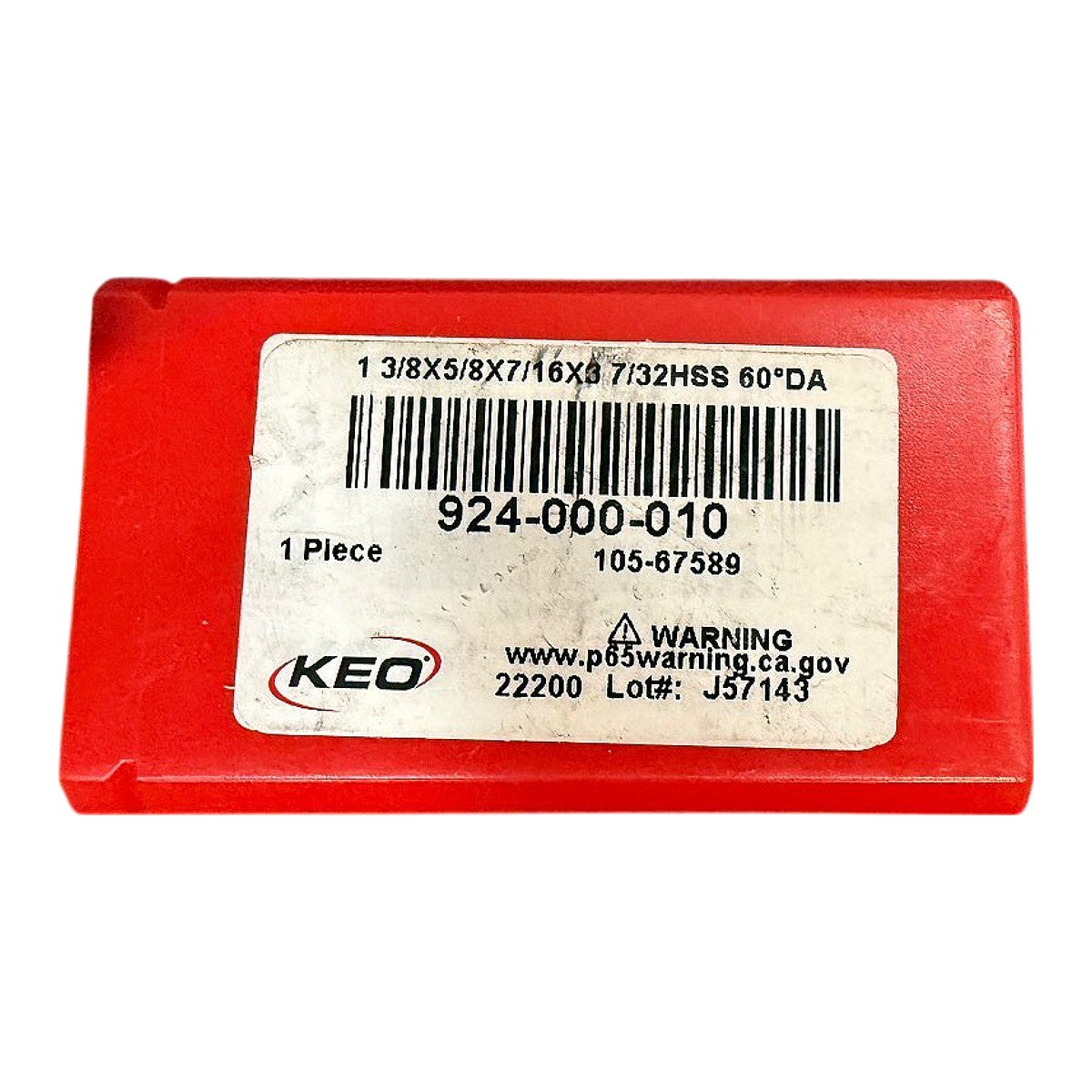 Keo 924-000-010 HSS dovetail cutter
