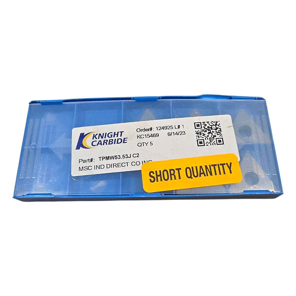 Knight Carbide TPMW53.53J C2 carbide turning insert