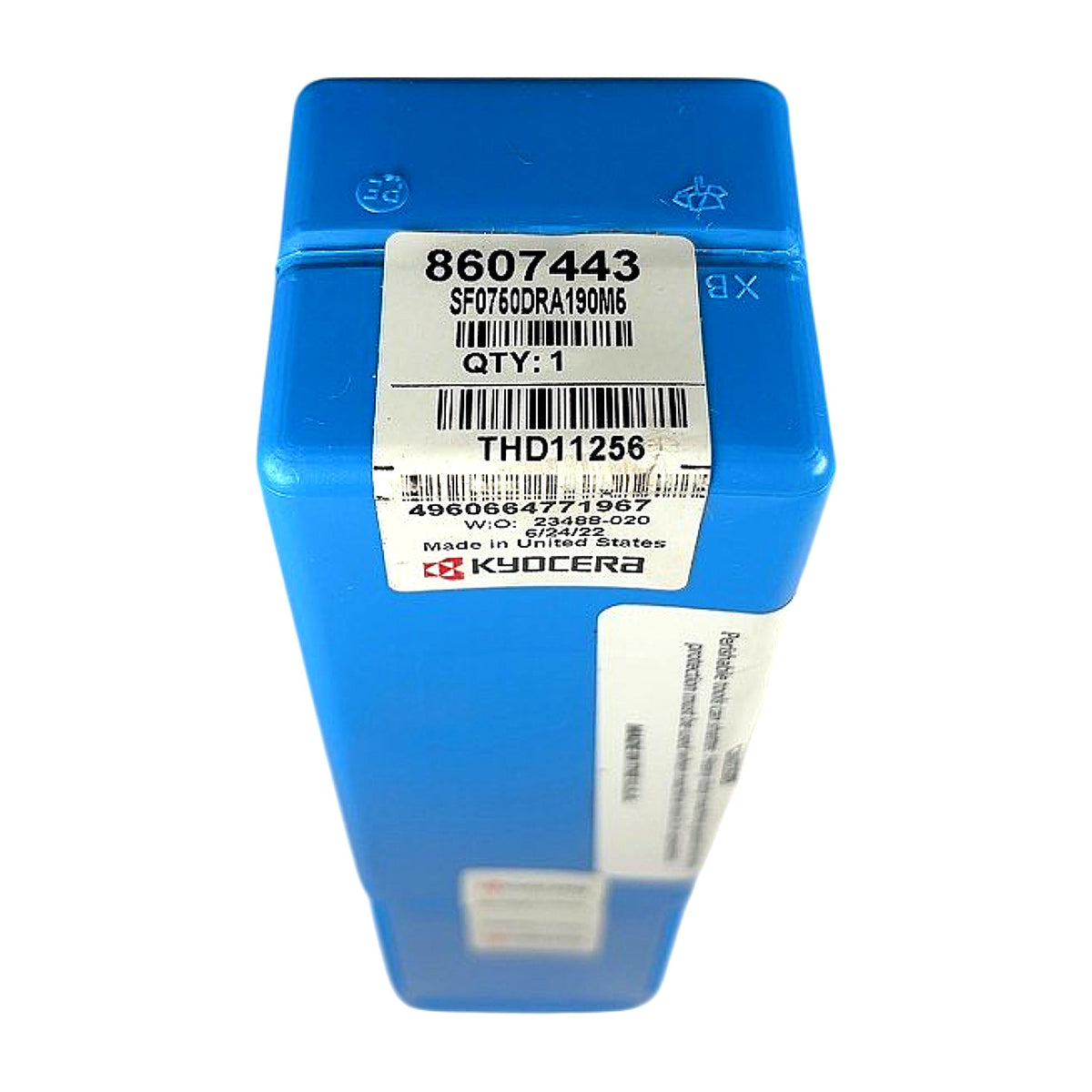 Kyocera SF0750DRA190M6 indexable insert drill body
