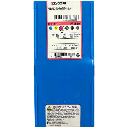 Kyocera WNMU080608EN-GH carbide milling insert