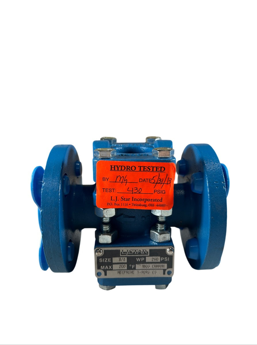 L.J. Star 1806 CNNN1N flanged sight flow indicator