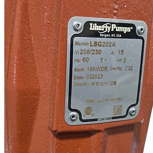 Liberty Pumps LSG202A submersible sewage grinder pump
