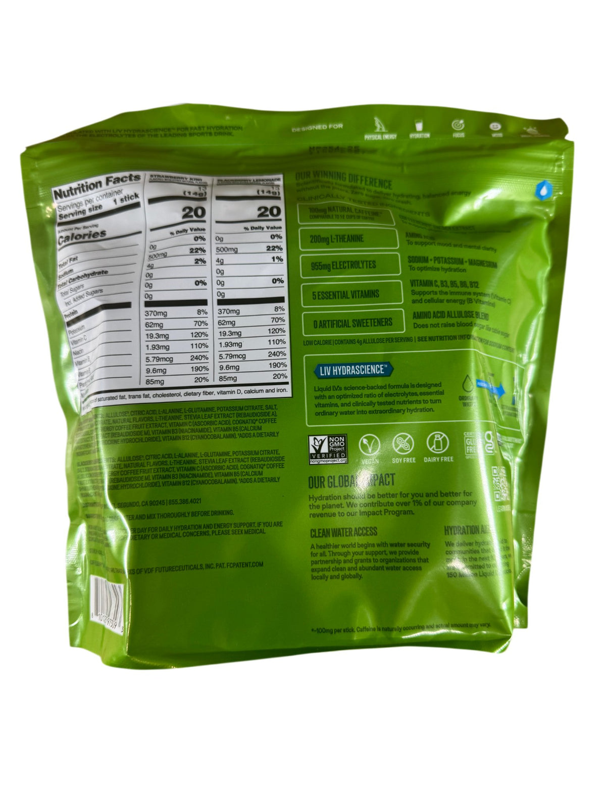 Liquid I.V. electrolyte energy drink mix