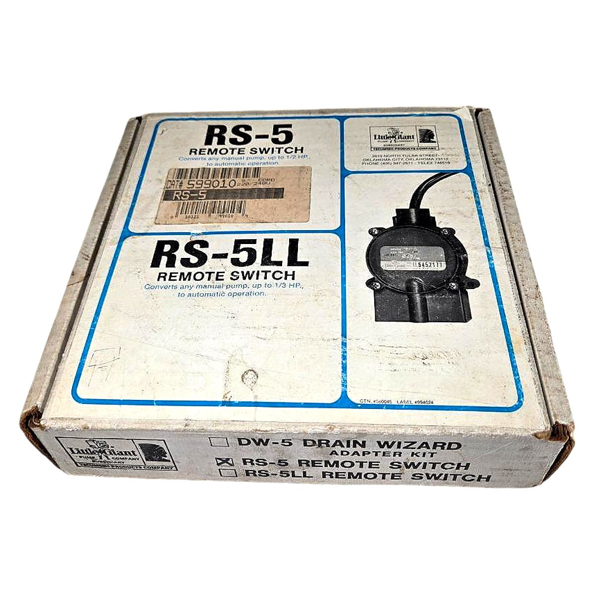 Little Giant 599010 Remote Pump Switch