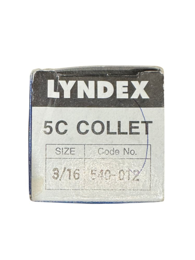 Lyndex 540-012 5C 3/16 in 5C lathe collet