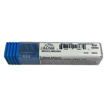M.A. Ford MXDCLM0245A 2.45mm Altima Twister carbide micro drill
