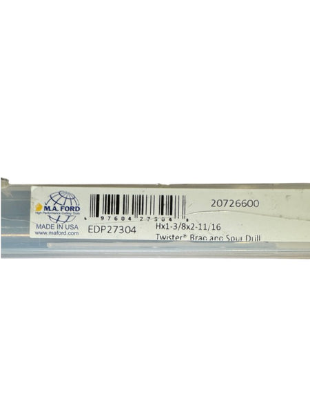 MA Ford M.A. Ford EDP27304 1-3/8in brad and spur drill bit