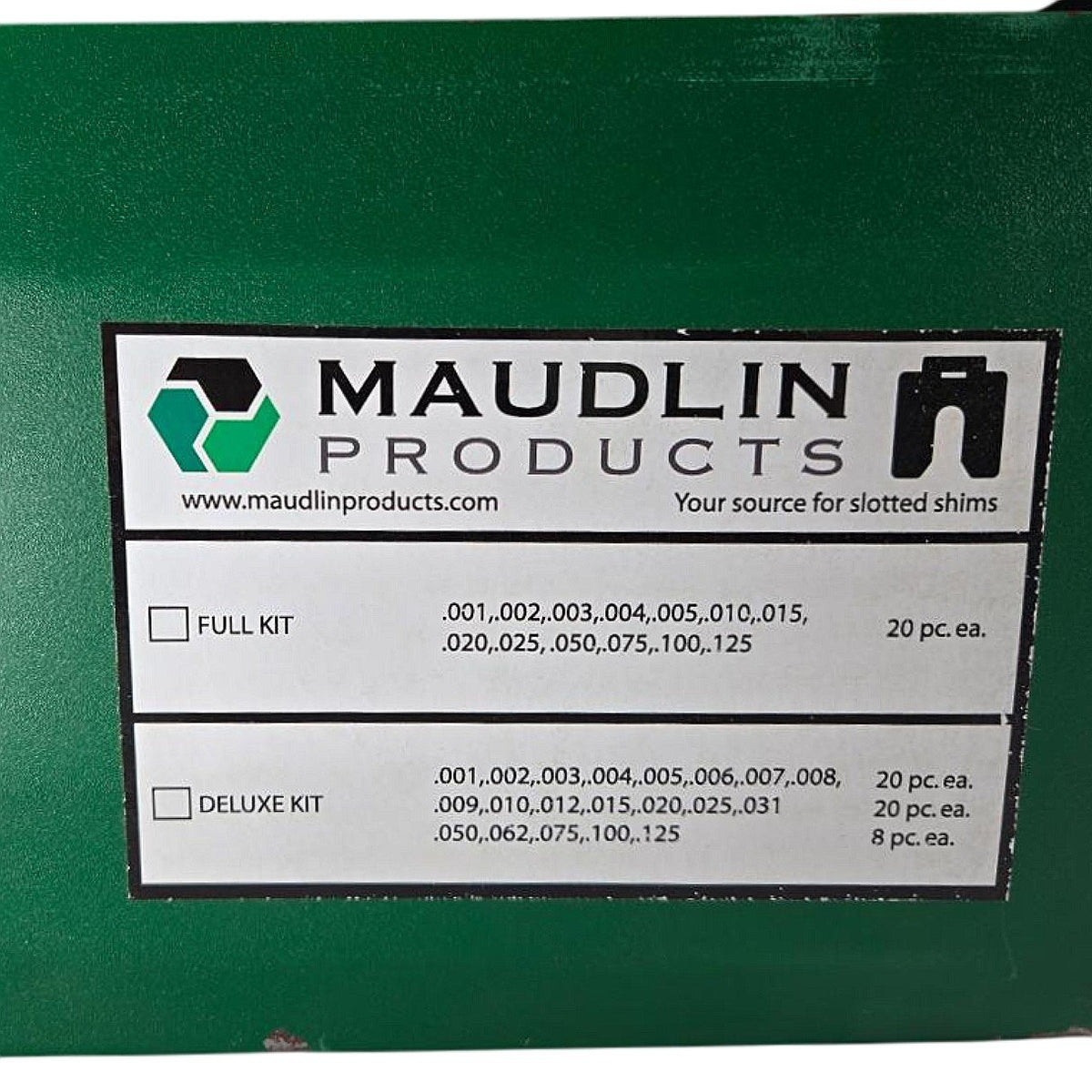 Maudlin MSD5-FK slotted shim assortment kit