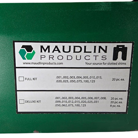 Maudlin MSD5-FK slotted shim assortment kit