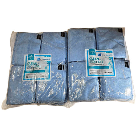 Medline MDT217690 microfiber cleaning cloths