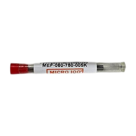 Micro 100 MEF-060-750-005K carbide corner radius end mill