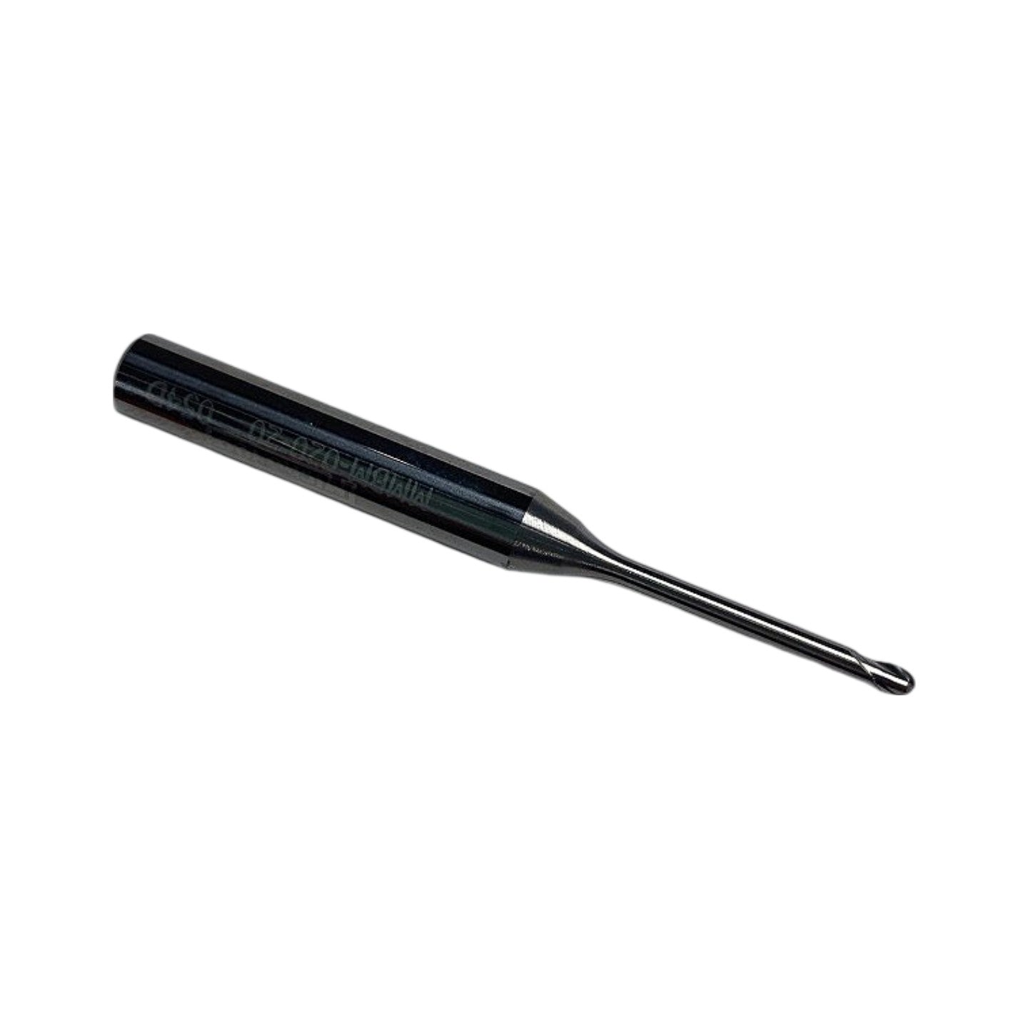 Micro 100 MMBM-020-20 0.020in 2-Flute carbide ball end mill