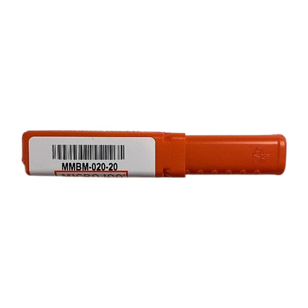 Micro 100 MMBM-020-20 0.020in 2-Flute carbide ball end mill