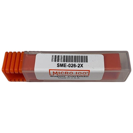 Micro 100 SME-026-2X carbide square end mill