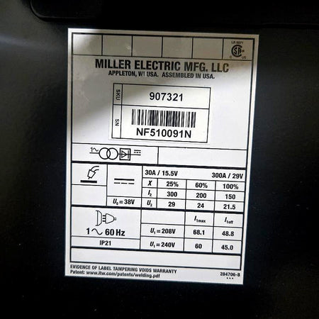 Miller 907321 MIG Welder