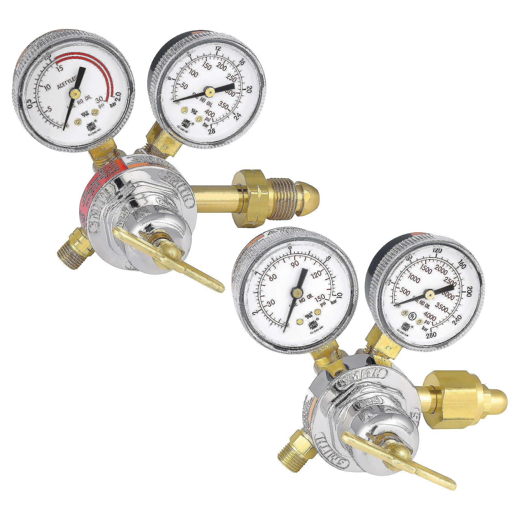 Miller HTP2 gas welding regulator set