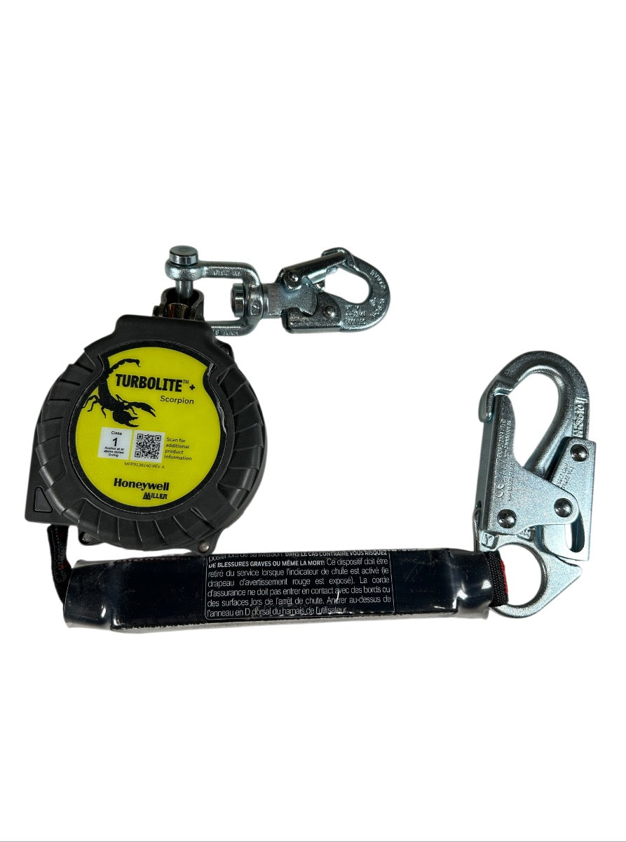 Miller MTL-OHS1-09/9FT Self-retracting lifeline with web lanyard