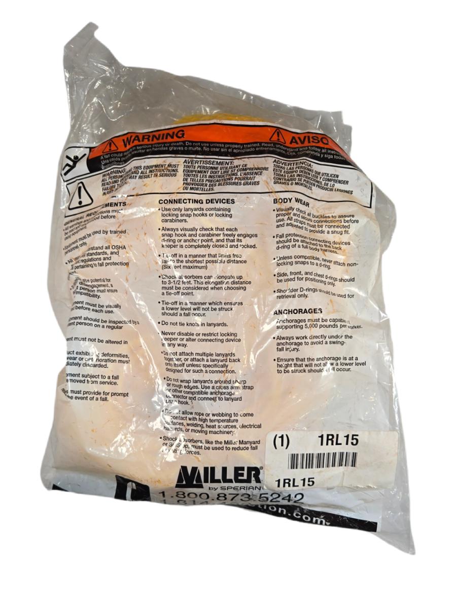 Miller TRIK/300FT vertical lifeline rope kit
