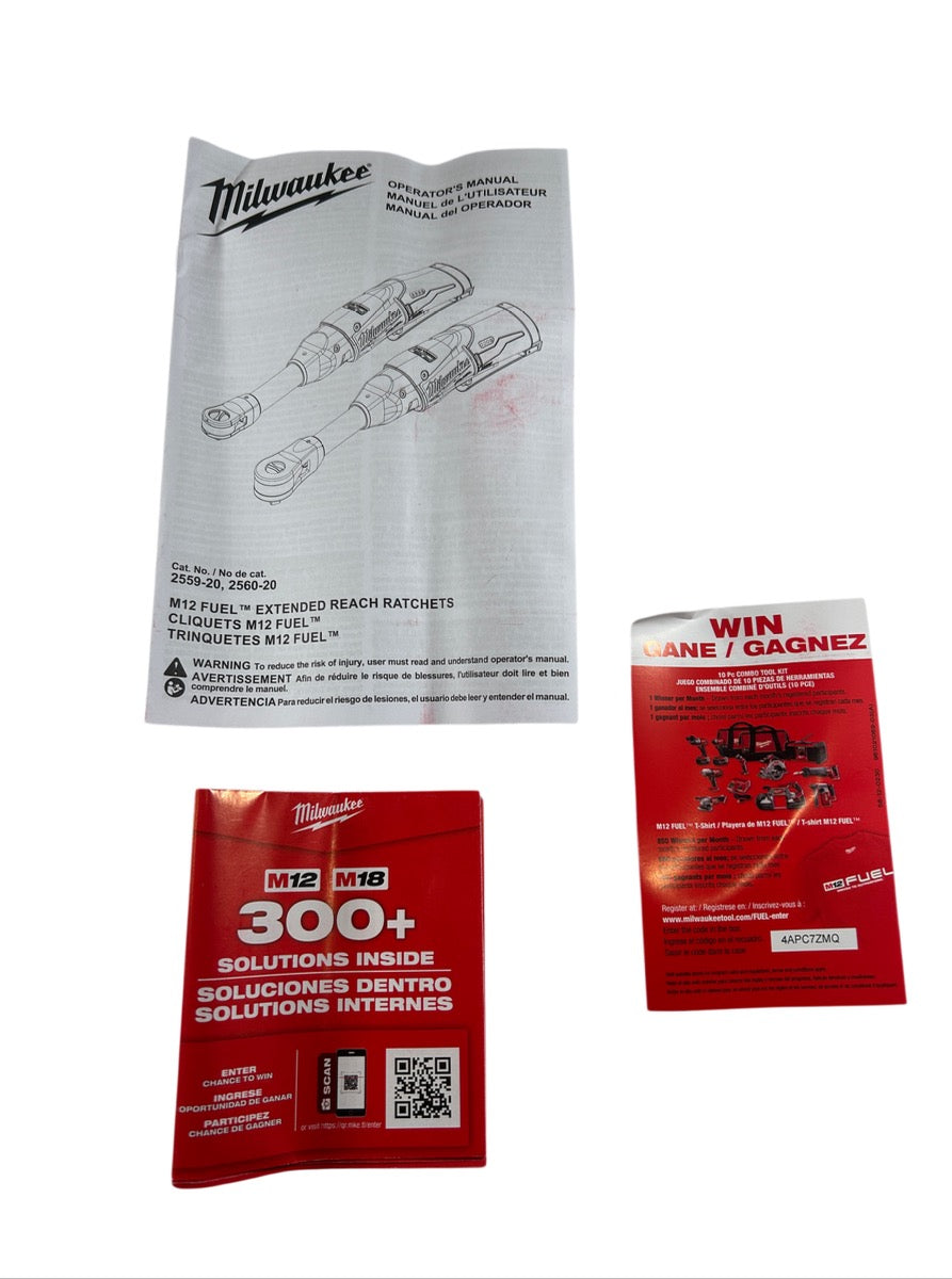 milwaukee 2560-20 cordless extended reach ratchet
